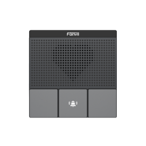 Mini Intercomunicador Wi-Fi para hotelería, hospitales, con diseño elegante, PoE, 3 botones, 1 relevador integrado de salida y entrada.