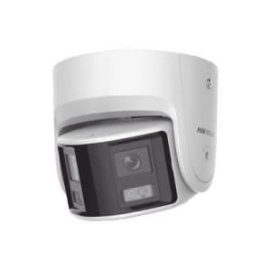 [FlexVu] [ PROTECCIÓN ACTIVA ] Turret IP Panorámica 4 Megapíxel / 2 Lentes 2.8 mm (180°) / Imagen a Color 24/7 (ColorVu) / PoE / WDR 130° / IP67 / ACUSENSE / Luz Estroboscópica y Alarma Audible / 30 mts Luz Blanca / Mic