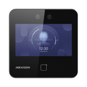 Terminal Min Moe WiFi / Touch de Reconocimiento Facial Ultra Rápido para ASISTENCIA y Control de ACCESO / 1500 Rostros y 3,000 tarjetas /  Lee códigos QR / Videoportero / Detección de Cubrebocas / SIP Estandar / HIK-IA