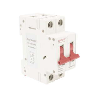 Protección Térmica/ Interruptor 2P, 20 A,  Corriente Directa  800 Vcc para Aplicación Fotovoltaica Montaje Riel DIN