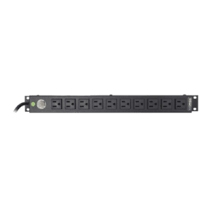 Multicontacto Horizontal (PDU) de 10 Contactos (NEMA 5-15R) Rack 19