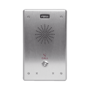 Intercomunicador IP, 2 líneas SIP, 2 relevadores con botón para llamada, anti-vandálico, IP65 e IK10, PoE