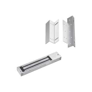 Kit para control de acceso incluye Chapa magnética de 600Lbs / Montajes L y Z