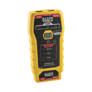 Probador de Cables de Red y Probador de Cables de Datos LAN Explorer™ con Transmisor Remoto.