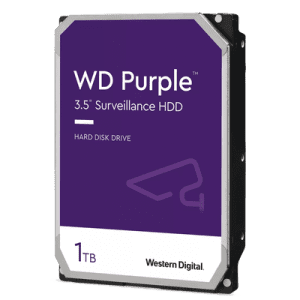 Disco Duro Purple de 1 TB / 5400 RPM / Optimizado para Soluciones de Videovigilancia / Uso 24-7 / 3 Años de Garantia